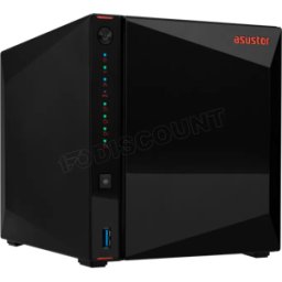 Serveur NAS Asustor Nimbustor 4 Gen2 AS-5404T - 4 baies (Noir)