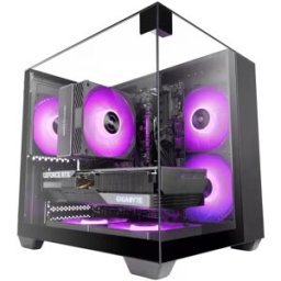 Boitier Mini Tour Micro ATX Mars Gaming MC-VISIONM avec panneaux vitrés (Noir)