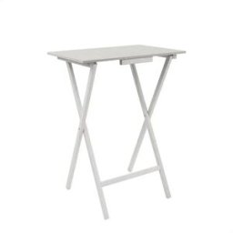 Wellhome Table D´appoint Pliante Rectangulaire 48x35x64 Cm White One Size