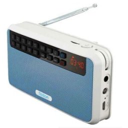 GENERIQUE Mini Enceinte Bluetoothe Multifonction Avec Micro Intégré Et Radio Fm Bleu Yonis