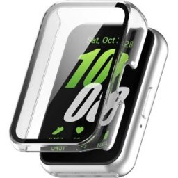 INF Coque Avec Protecteur D'écran Verre Trempé Pour Samsung Galaxy Fit 3 (sm-r390) Transparent