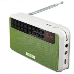 Mini Enceinte Bluetoothe Multifonction Avec Micro Intégré Et Radio Fm Vert Yonis