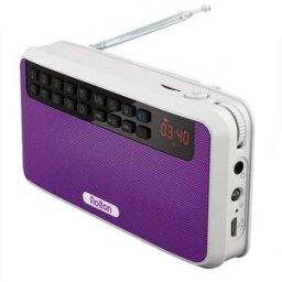 Mini Enceinte Bluetoothe Multifonction Avec Micro Intégré Et Radio Fm Violet Yonis