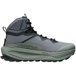 Altra - Chaussures de randonnée en GORE-TEX® - W Olympus 7 Mid GORE-TEX Castlerock/Black/Agave pour Femme en Cuir - Taille 7 US - Bleu