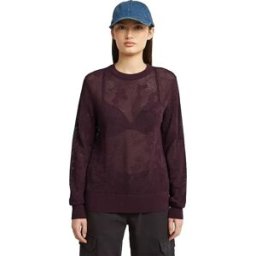 G-star Pull Pointelle Maroon XS Femme