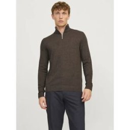 Jack & Jones Pull à Demi-zip Emil Mulch / Detail Twist XL Homme
