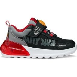 Geox Baskets Sans Lacets Junior Activart Illuminus Black / Red EU 31 Garçon
