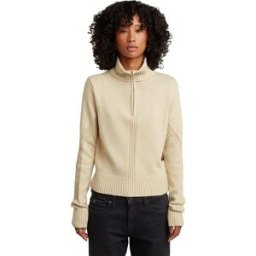G-star Pull à Demi-zip Milano Dark Talc XL Femme