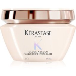 Kérastase Gloss Absolu Masque Créme Hydra-Glaze masque cheveux pour cheveux indisciplinés et frisottis 200 ml