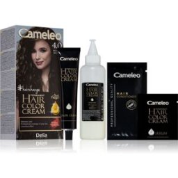 Delia Cosmetics Cameleo Omega coloration cheveux permanente teinte 4.0 Medium Brown 1 pcs