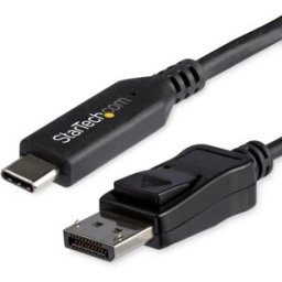 Startech Câble Usb-c Vers Dp 1.4 6 Pieds 8k Black One Size unisex