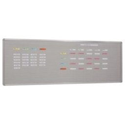 Tableau VISIPLAN Eichner sans grille, 31 rails 160 x 58 cm (9080-00121)