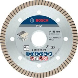 Bosch Disque De Coupe Diamanté Pro Ceramic Diamond 115 X 22.23 Mm Grey One Size