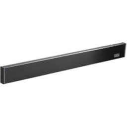 INF Support à couteaux magnétique 50cm, bande magnétique murale sans perçage en acier inoxydable - Noir