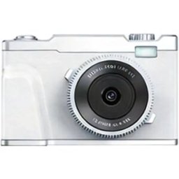 INF Appareil photo numérique 4K avec écran couleur 2.4 inch, zoom numérique 8X, support carte TF et charge USB Type-C (mémoire Blanc