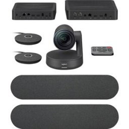 Système pour vidéoconférence 4K modulaire Logitech Rally Plus Ultra-HD 3840 x 2160 Pixel pied de support