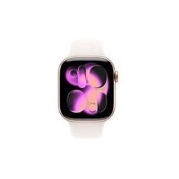 Watch Apple Watch Series 11 Gps + Cellular 42mm Boitier En Aluminium Or Rose Avec Bracelet Sport Rose Tendre S M