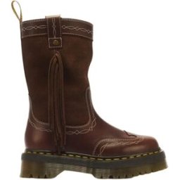 DR MARTENS Bottes Quad Mid Dr Dark Brown EU 41 Homme,Femme