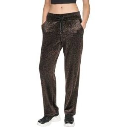 Dkny Pantalon Dw2100275 Leopard Espresso Brown XS Femme