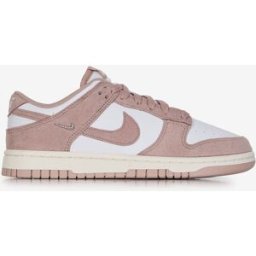 Nike Dunk Low Suede Mini Swoosh rose 36 femme