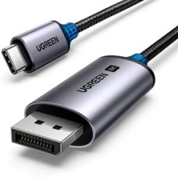 Ugreen Câble Displayport Vers Usb-c 159926 Grey One Size unisex