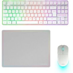 Mars Gaming Souris Clavier Et Manette Gaming Mcpwtkl White One Size unisex