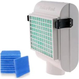 INF Éponge filtre pour sèche-linge, 8.25inch x 7inch x 20mm, Bleu, compatible avec Better Vent