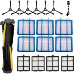 INF Kit de pièces de rechange pour aspirateur robot - Brosse principale, filtres multiples et brosses latérales compatible avec