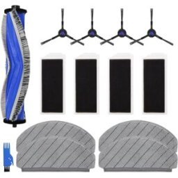 INF Kit de pièces détachées pour aspirateur robot compatible avec Ecovacs Deebot N20/N20 Plus/N20 Pro Plus - 1 brosse