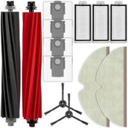 INF Kit complet de pièces de remplacement pour aspirateur robot compatible avec Roborock Q5 Pro / Q5 Pro+ / Q8 Max / Q8 Max+ -