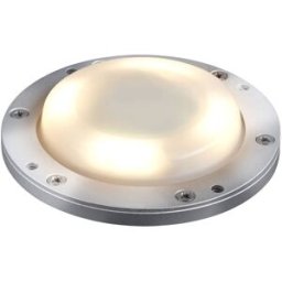 SLV SMALL PLOT Module, module LED, inox / dépoli, 3 W, 3000 K, IRC80, 180° - Projecteurs non encastrés