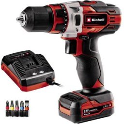 Einhell TE-CD 12/1 Li (1x2,0Ah) 4513590 Perceuse-visseuse sans fil 12 V 2 Ah Li-Ion + chargeur, + batterie