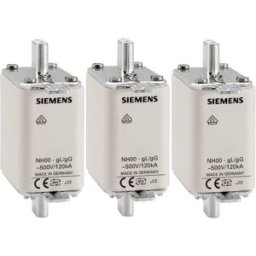 Siemens 3NA3830 Fusible NH avec afficheur de sécurité mécanique Adapté pour (fusibles) Taille de fusible 000 - 4 Taille du fusible = 000 100 A 500 V/AC, 250