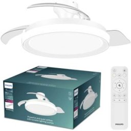 Philips LED Bliss Ventilateur de plafond 28 W avec télécommande, variable