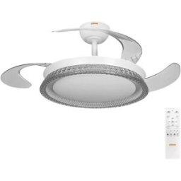 OSRAM Ceiling Fan Cierzo 1220mm 60W CCT RGB Ventilateur de plafond 60 W (Ø) 1220 mm avec éclairage, avec télécommande, variable, minuteur