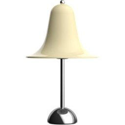 Verpan - Lampe de table Pantop - Beige - Métal chromé - Designer Verner Panton