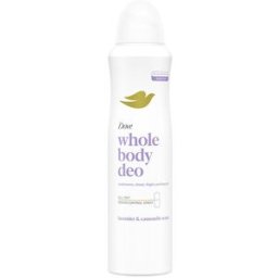 Dove Déo corporel Unisexe Lavande & Camomille vapeur 150 ml