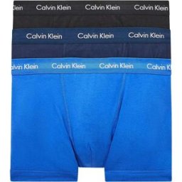 Calvin Klein Boxers 0000u2662g Trunk 3 Unités Navy / Blue / Black XS Homme