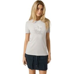 Super.natural T-shirt à Manches Courtes Edelweiss Bio J Regular Fit White Stone Melange / Various XS Femme
