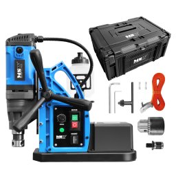 Perceuse magnétique - avec aspiration - 1550 W - 870 tr/min - diamètre de perçage max. 35 mm