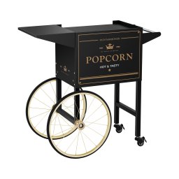 Chariot à popcorn - Coloris noir et or