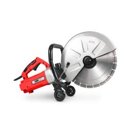 Scie à béton - 3500 W - profondeur de coupe 120 mm - refroidissement à eau