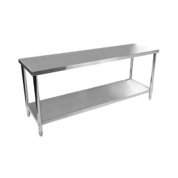 Table de travail inox - ECO - 200 x 60 cm - 250 kg - Royal Catering