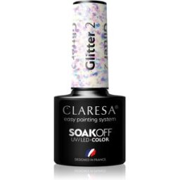 Claresa SoakOff UV/LED Color Glitter vernis à ongles gel teinte 2 5 g