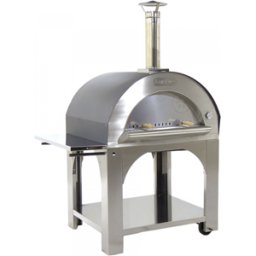 AgriEuro Premium Cibus Inox - Four à bois à pizza d'extérieur - 5 pizzas
