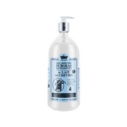 Les Petits Bains de Provence Gel Douche Surgras Lait de Chèvre 1 L - Flacon-Pompe 1000 ml