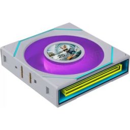 Lian-Li Ventilateur de boitier Lian Li Uni Fan SL-Infinity LCD Flex RGB - 12cm (Blanc)