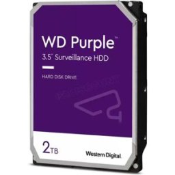 Disque Dur 3,5" Western Digital Purple Surveillance 2To 64Mo - S-ATA