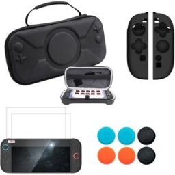INF Ensemble de housse de transport compatible avec Nintendo Switch 2 – Coque de protection EVA avec protection d'écran en