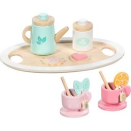 Goki Service à thé en bois Colourful Teatime (13 pièces)
